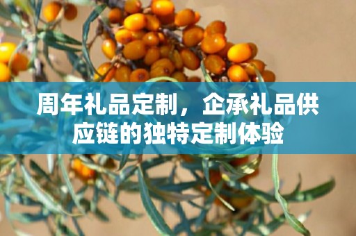 周年礼品定制，企承礼品供应链的独特定制体验